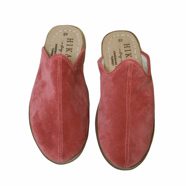 Load image into Gallery viewer, Moda | Pink Handmade Leather Mules

