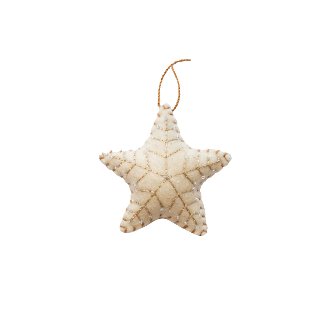 Yildiz | Wool Handmade Star Ornament