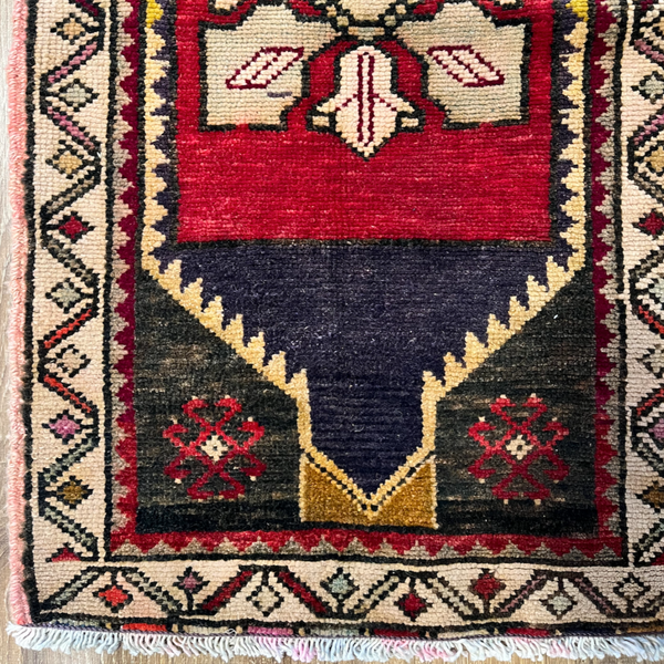 Load image into Gallery viewer, Sahra | Turkish Wool Mini Rug 20&quot; x 38&quot;
