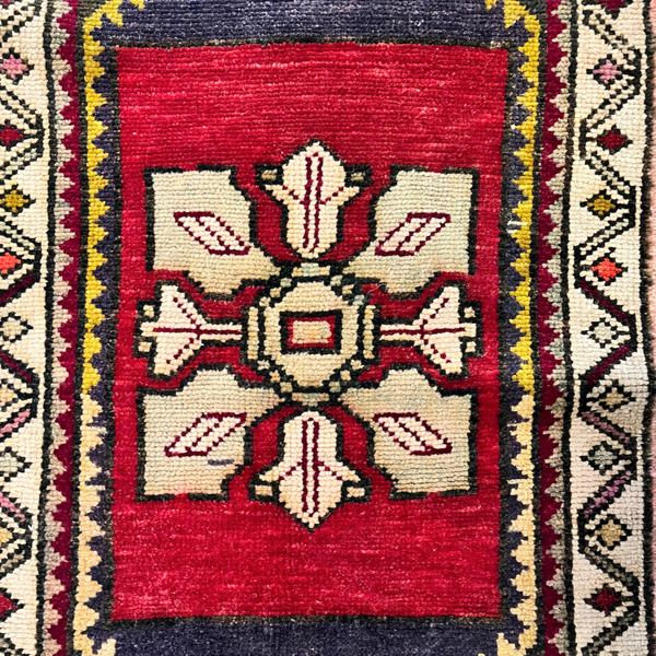 Load image into Gallery viewer, Sahra | Turkish Wool Mini Rug 20&quot; x 38&quot;
