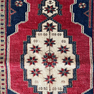 Yakut | Handwoven Wool Turkish Small Rug 22" x 42"