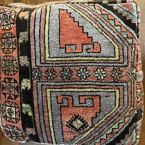 Load image into Gallery viewer, Stil | Turkish Rug  Ottoman Pouf

