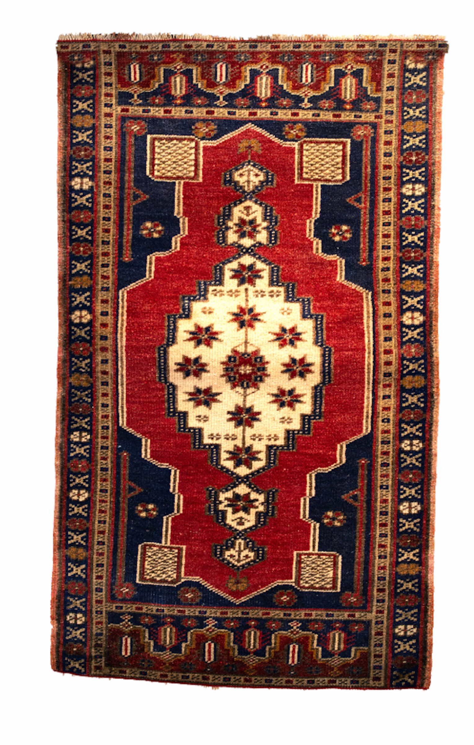 Yakut | Handwoven Wool Turkish Small Rug 22