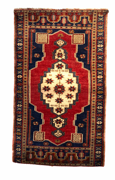 Load image into Gallery viewer, Yakut | Handwoven Wool Turkish Small Rug 22&quot; x 42&quot;
